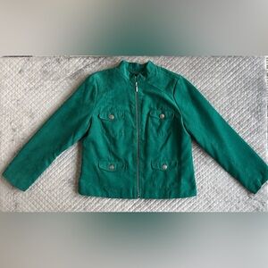 Studio Works Teal Utility Jacket Petite 12P